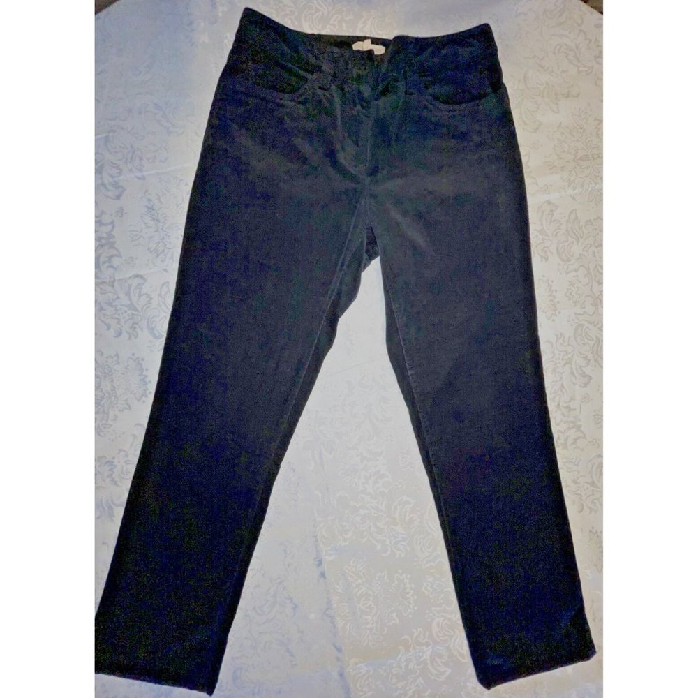 Eileen Fisher Jeans, Women's Size XS, Black Corduroy, Mid Rise, NEW No Tag
